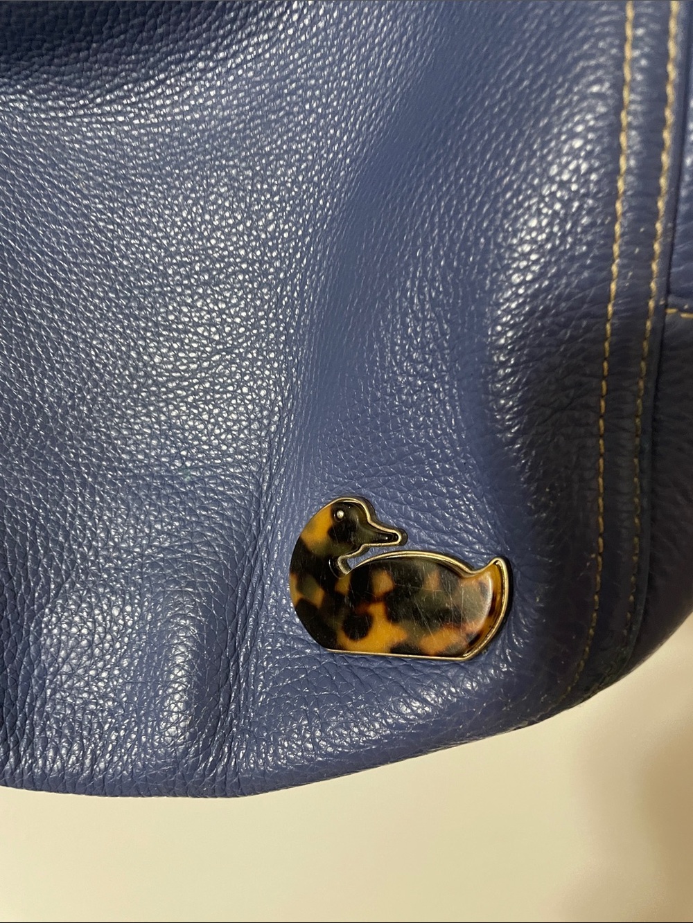 Dooney & Bourke Blue Leather Shoulder Bag
